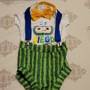 Cocomelon outfit  (onsie not included)